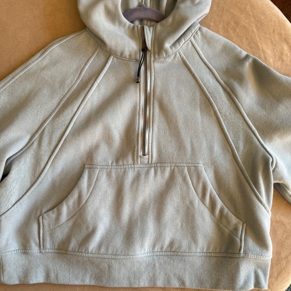 Lululemon Scuba Oversized Half-Zip Hoodie Powder Blue - Picture 4 of 14